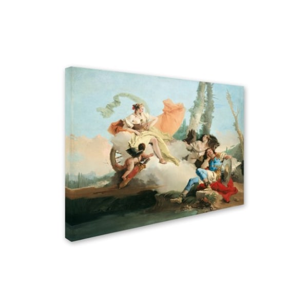 Tiepolo 'Rinaldo Enchanted By Armida' Canvas Art,24x32